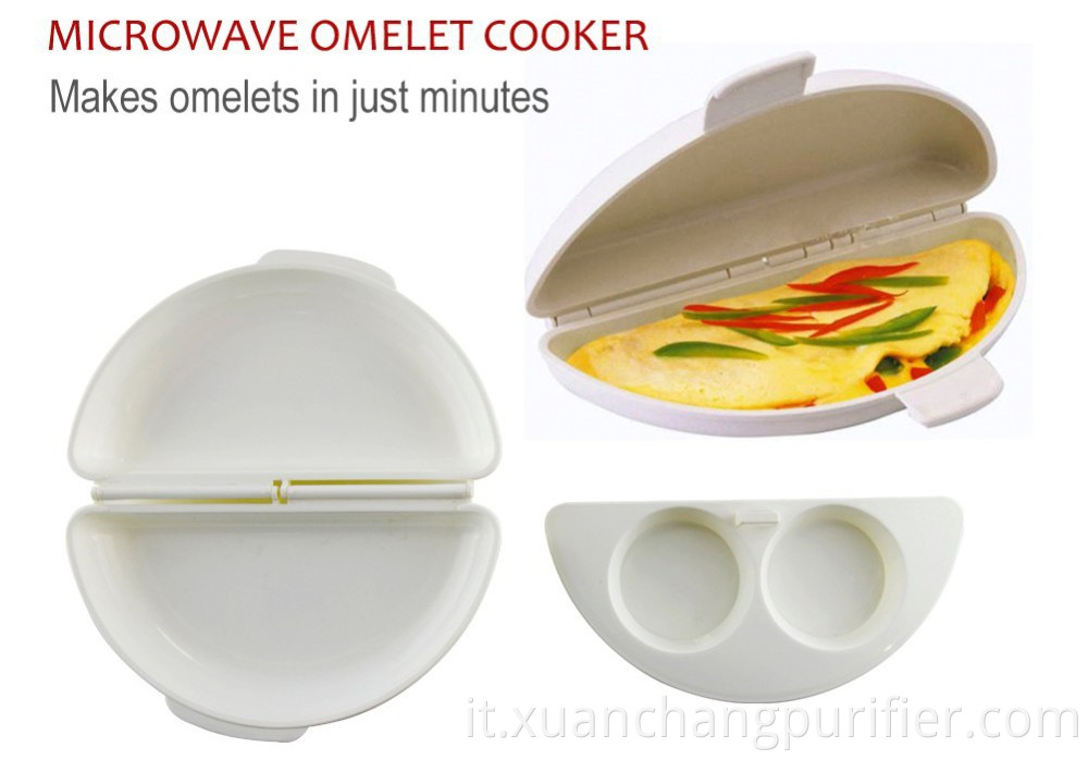 vendita calda di alto livello nuovo design aspetto delicato fornello per uova a microonde